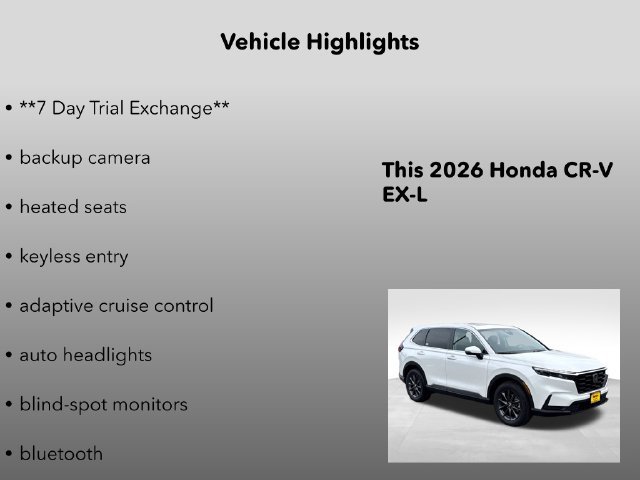 New 2026 Honda CR-V EX-L image 5