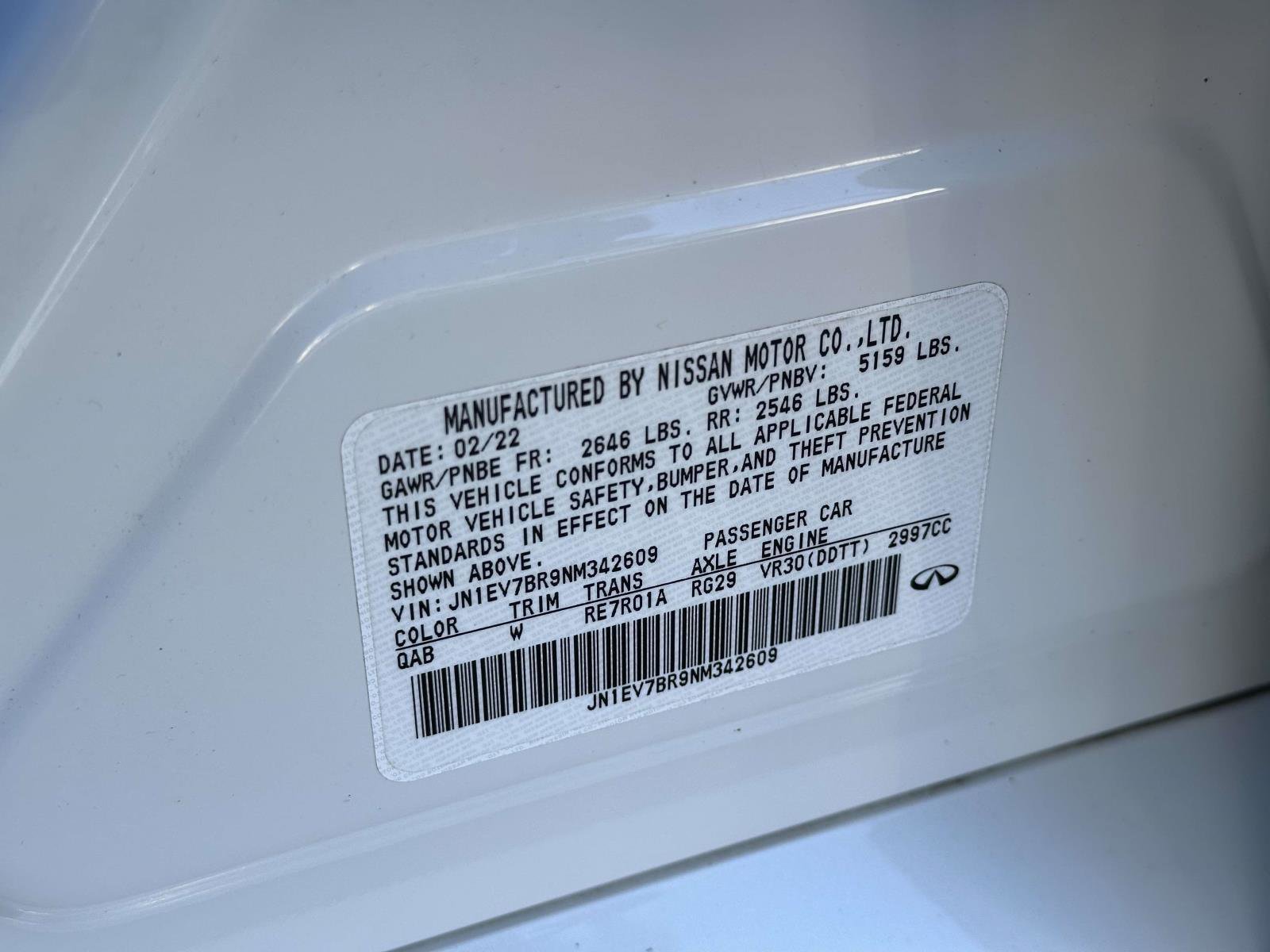 Used 2022 INFINITI Q50 Luxe w/ Cargo Package image 19