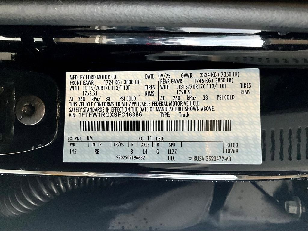 Used 2025 Ford F150 Raptor image 35