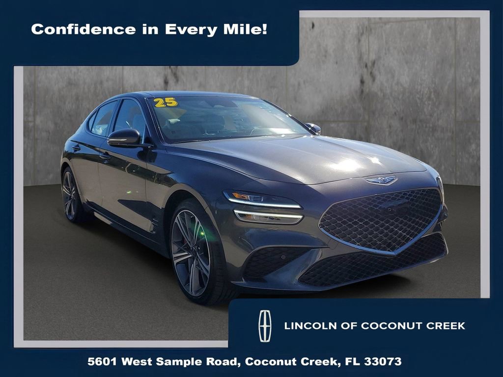 Used 2025 Genesis G70 2.5T w/ Sport Prestige Package