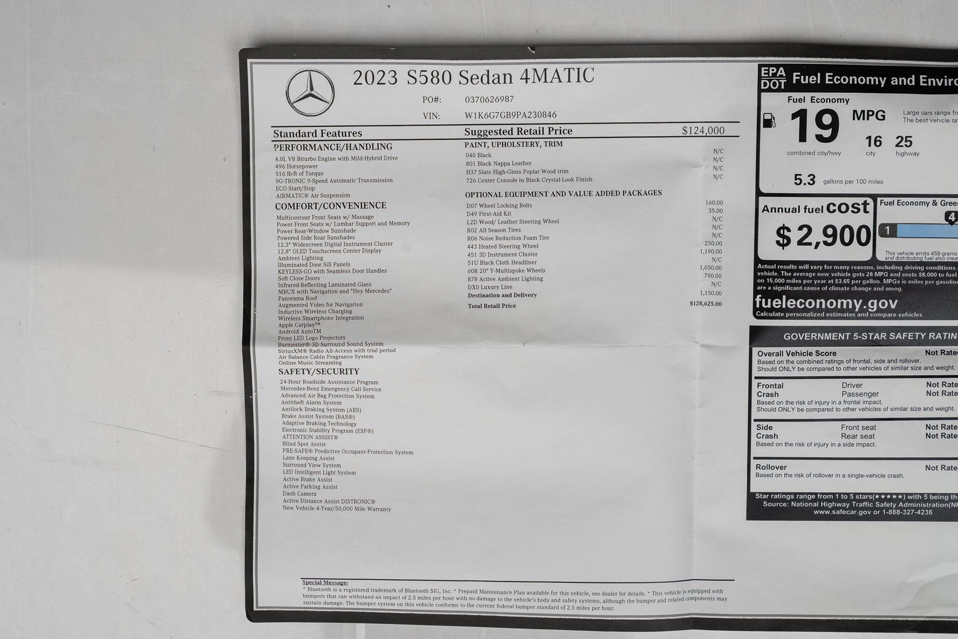 Used 2023 Mercedes-Benz S 580 4MATIC Sedan image 78