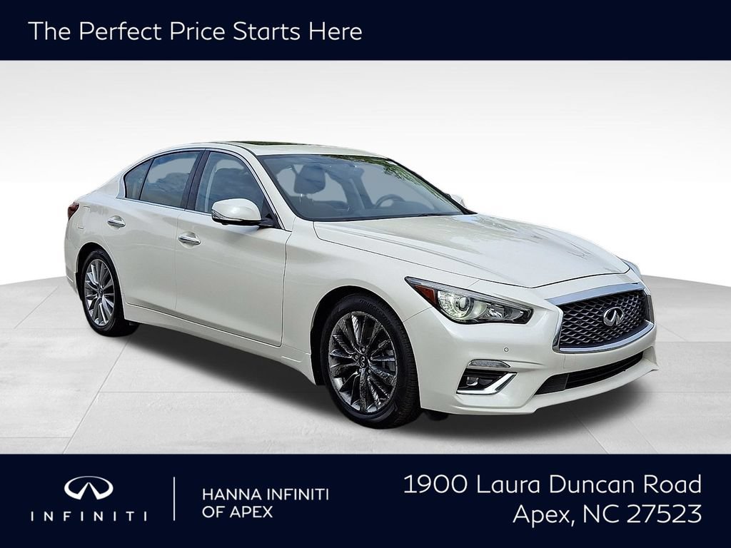 Used 2023 INFINITI Q50 Luxe w/ Cargo Package