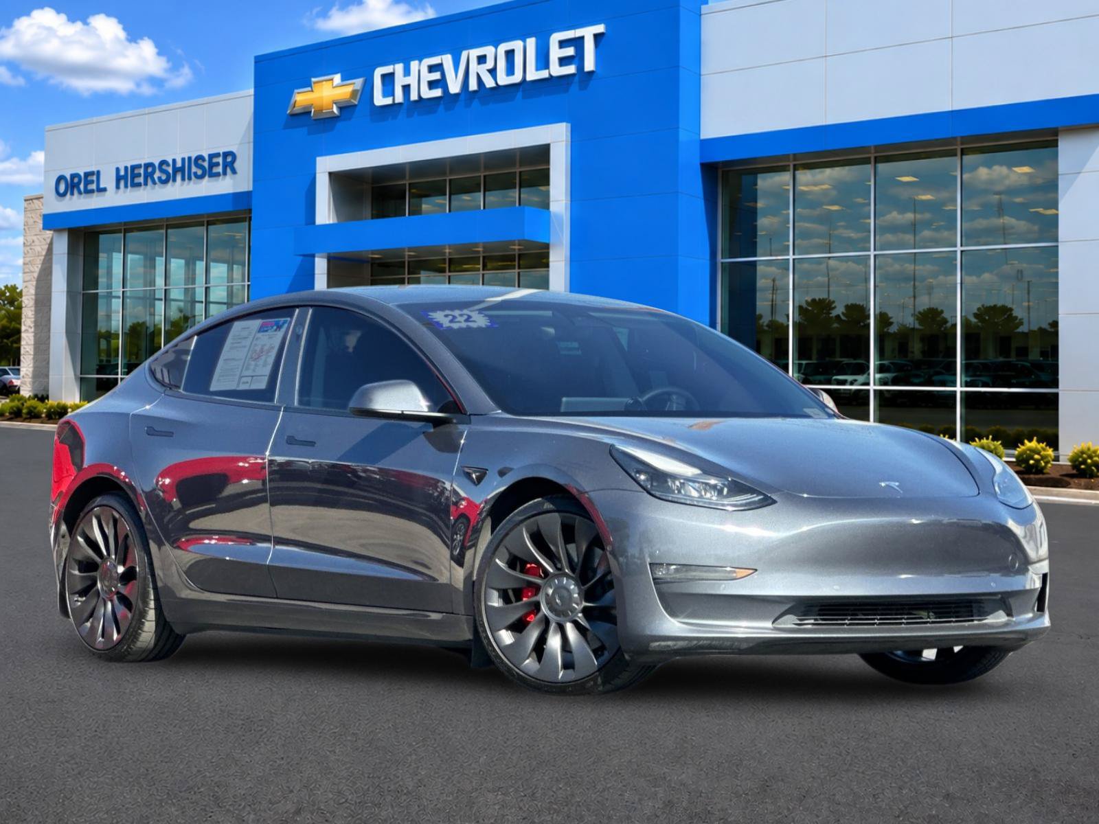 Used 2022 Tesla Model 3 Performance AWD/4WD image 1