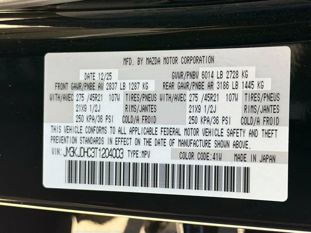 New 2026 MAZDA CX-70 3.3 Turbo S w/ Premium Package AWD/4WD image 43