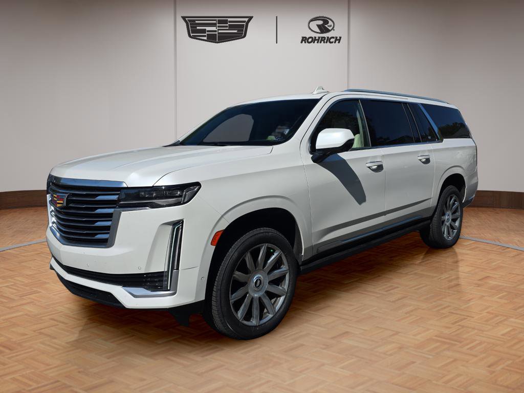 Certified 2021 Cadillac Escalade ESV Premium Luxury Platinum w/ Heavy-Duty Trailer Package