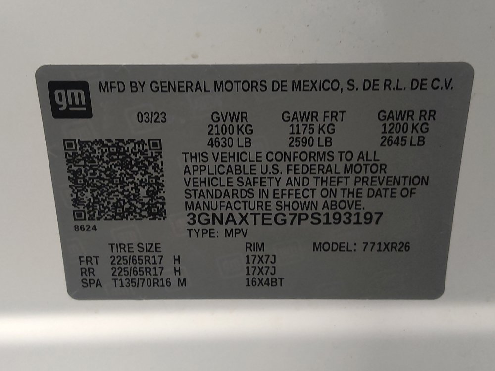 Used 2023 Chevrolet Equinox LT w/ Driver Convenience Package AWD/4WD image 33