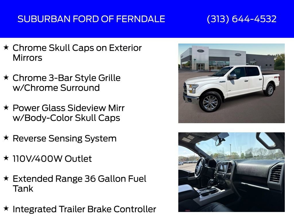 Used 2016 Ford F150 Lariat w/ Equipment Group 501A Mid AWD/4WD image 25
