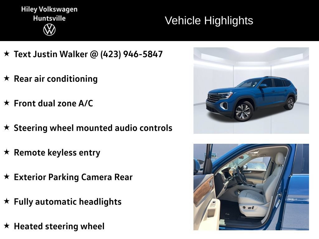 Certified 2026 Volkswagen Atlas SE FWD image 7