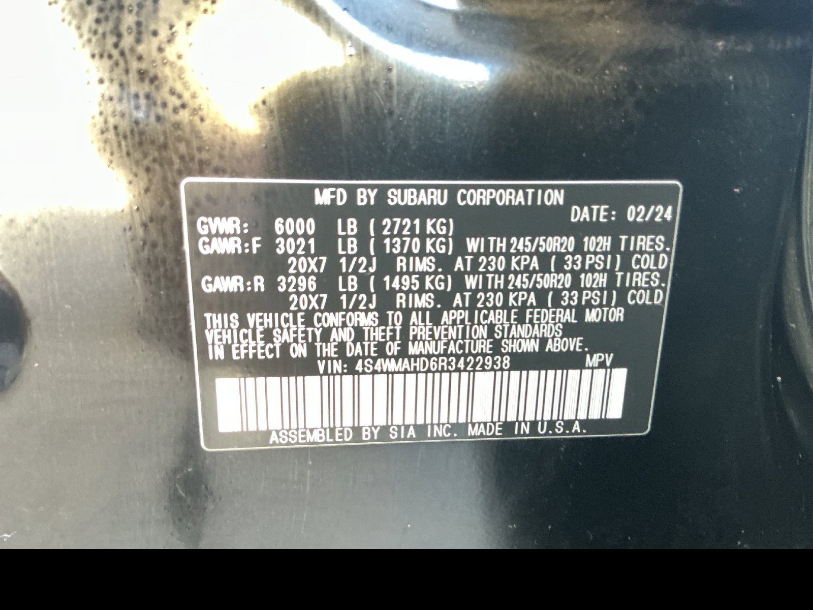 Used 2024 Subaru Ascent Onyx Edition AWD/4WD image 30