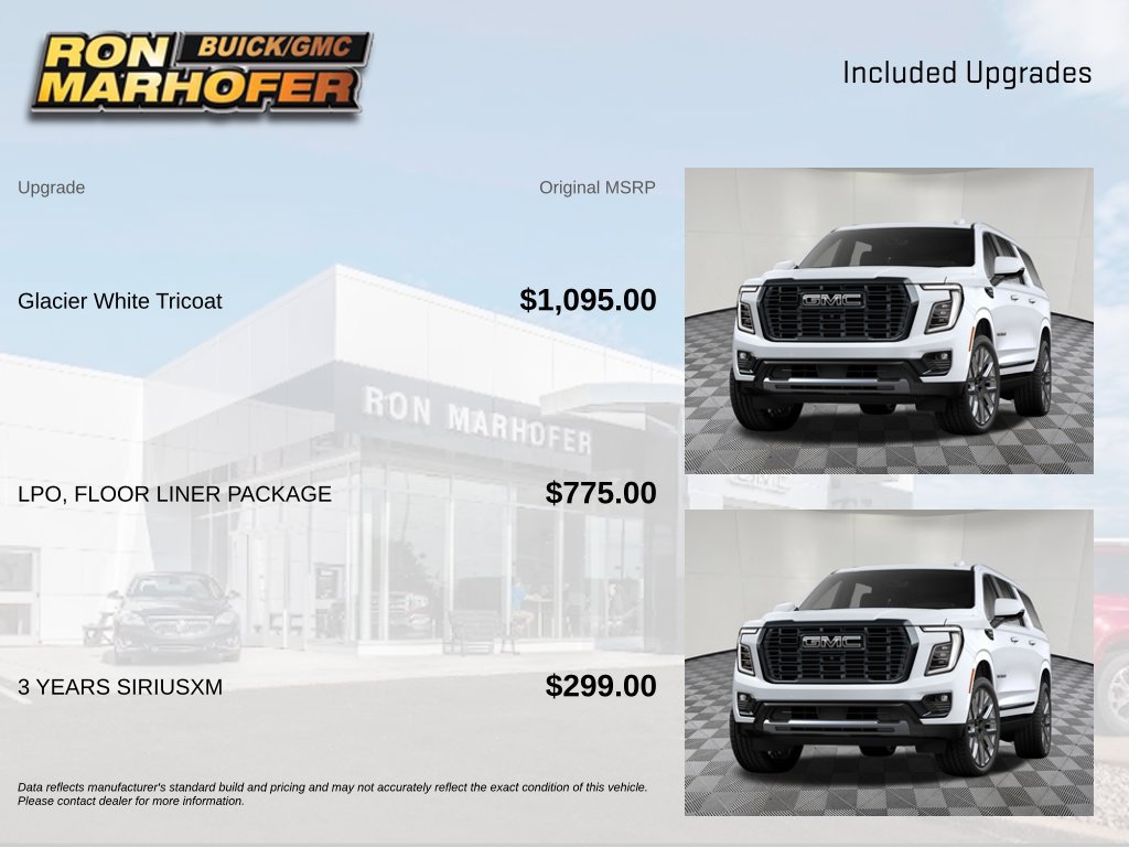 New 2027 GMC Yukon XL Denali Ultimate w/ LPO, Floor Liner Package AWD/4WD image 7