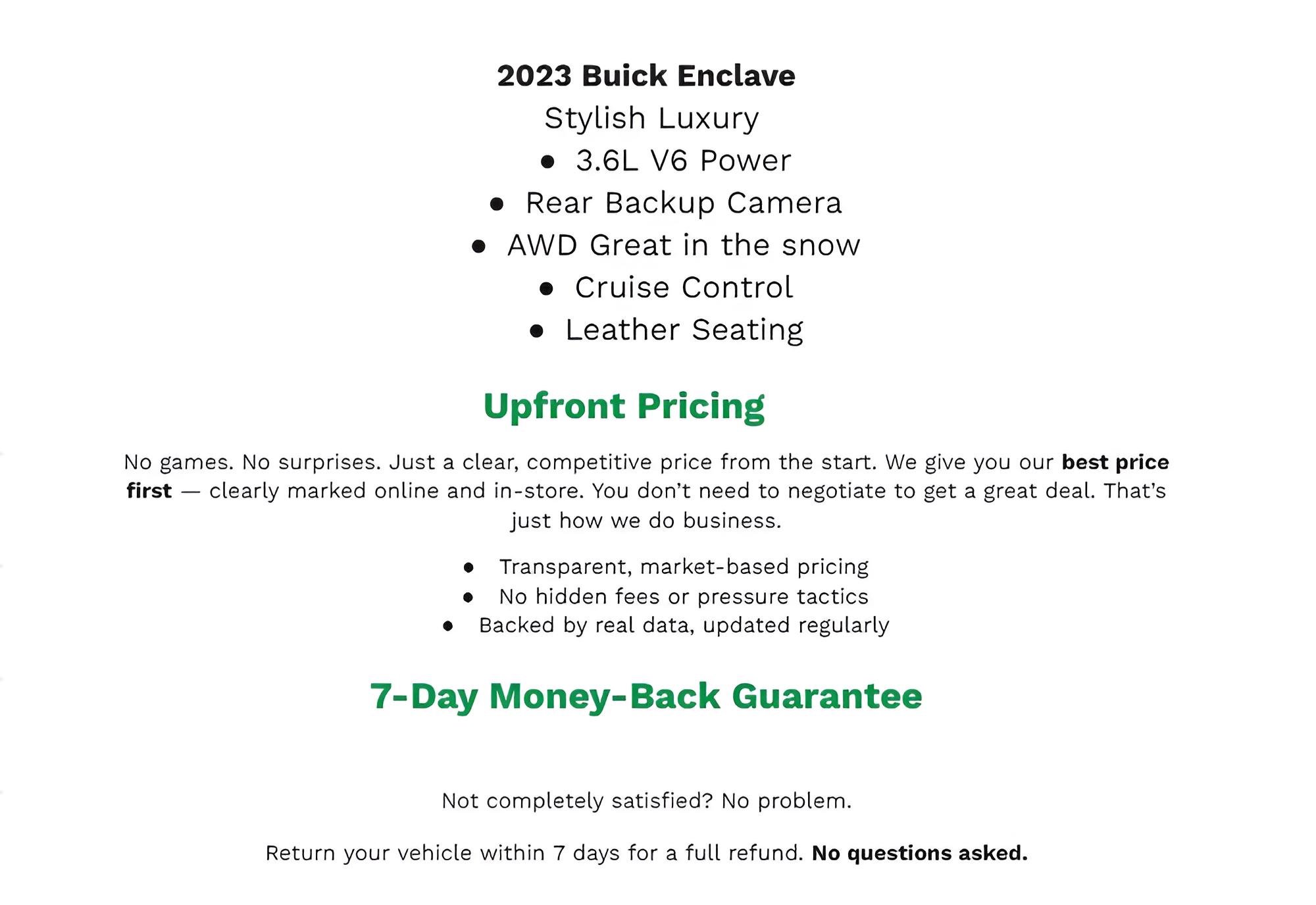 Used 2023 Buick Enclave Essence w/ Experience Buick Package image 3