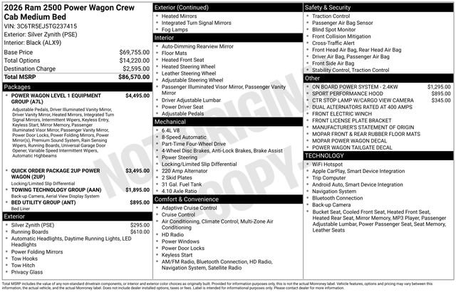 New 2026 RAM 2500 Power Wagon image 43