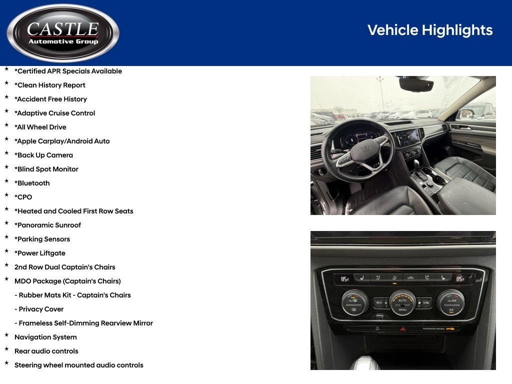 Used 2021 Volkswagen Atlas SEL Premium image 3