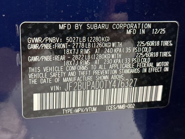 Used 2026 Subaru Outback Premium AWD/4WD image 20