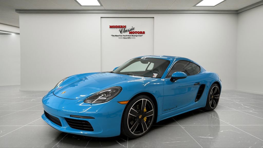 Used 2017 Porsche 718 Cayman S w/ Sport Chrono Package RWD image 3