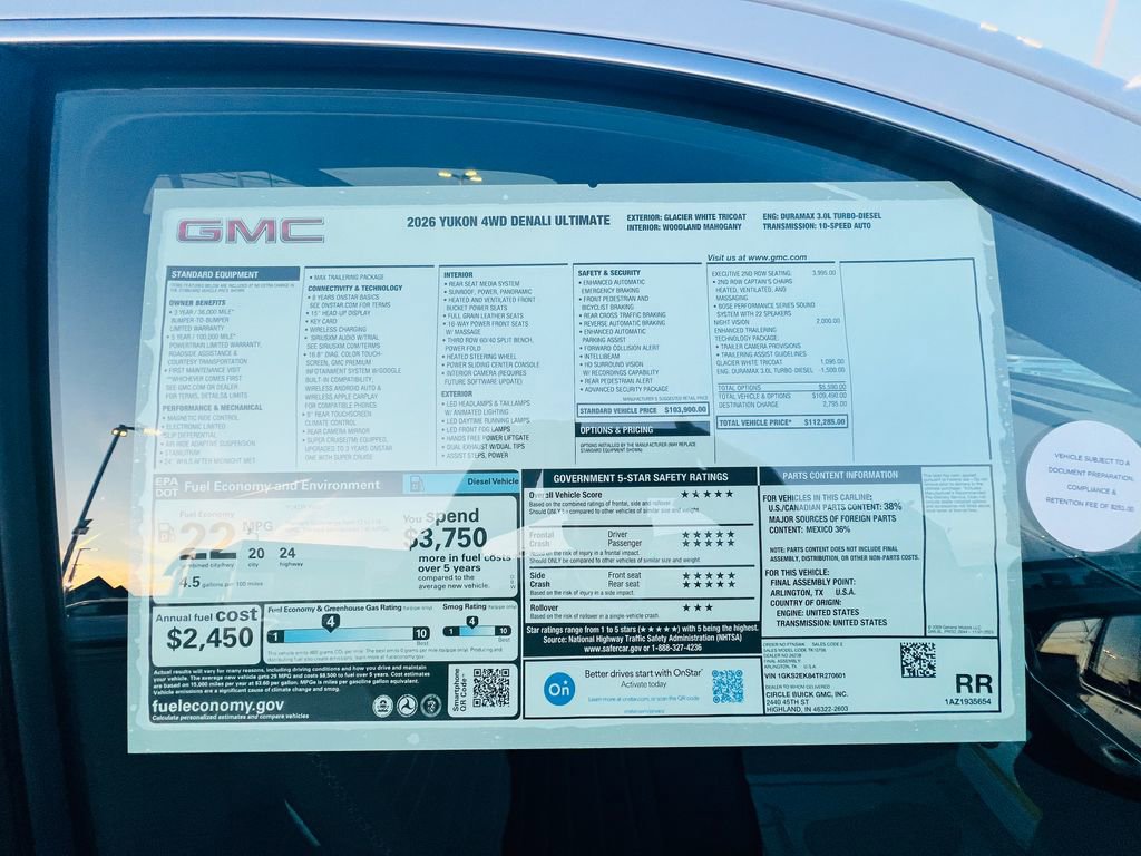 New 2026 GMC Yukon Denali Ultimate image 56