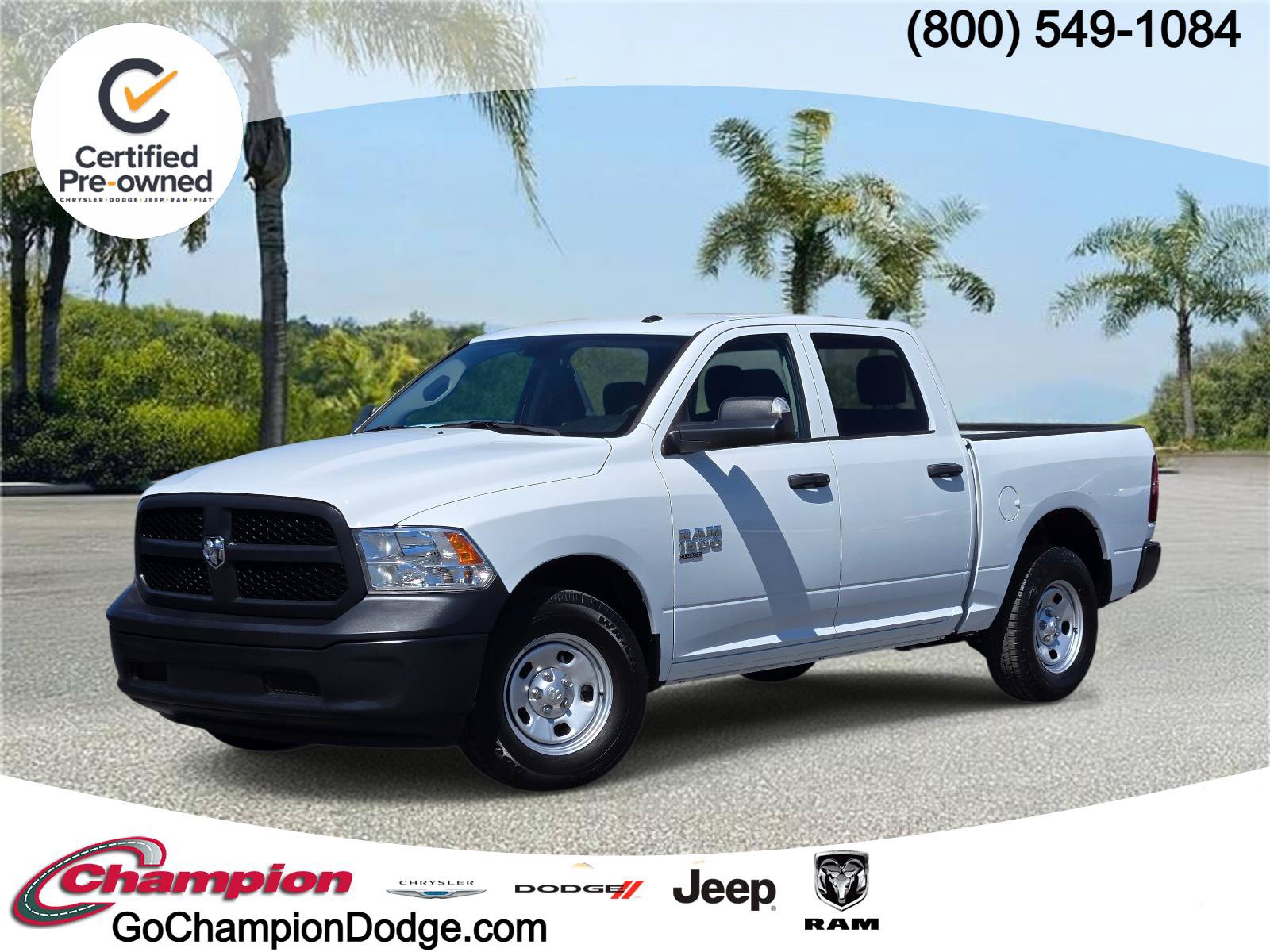 Certified 2023 RAM 1500 Tradesman w/ Popular Equipment Group