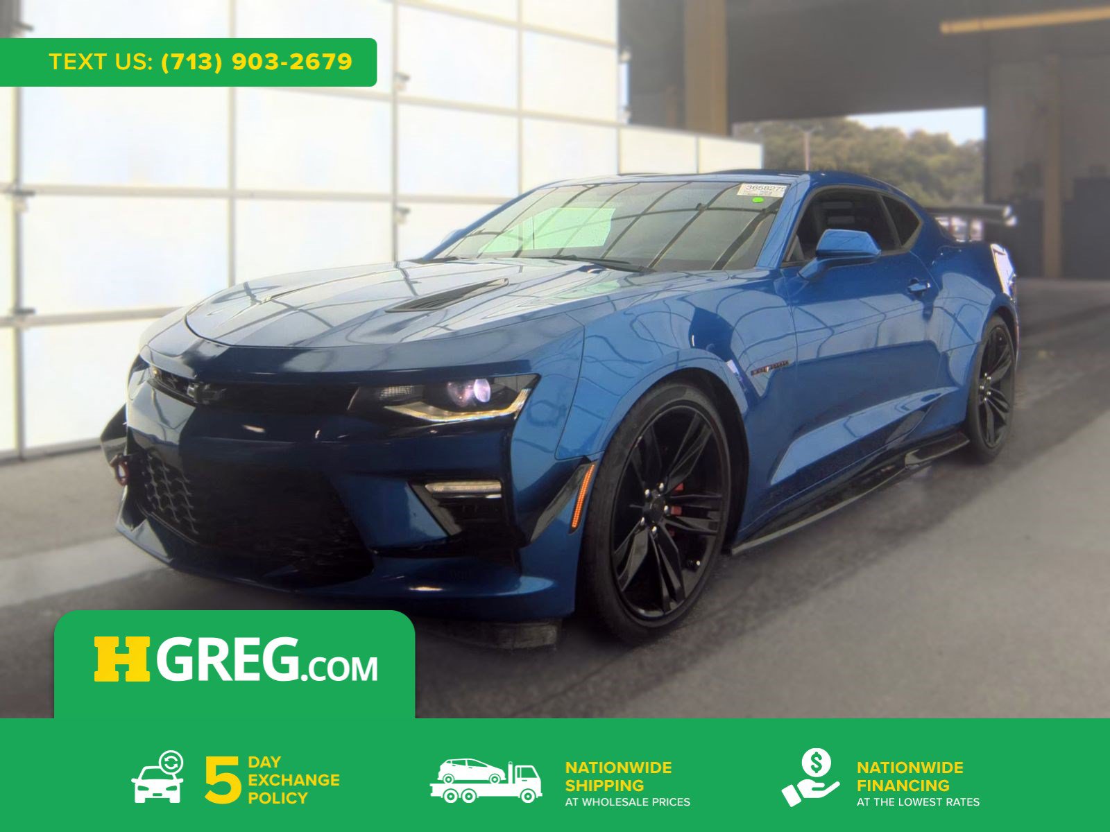 Used 2018 Chevrolet Camaro SS RWD image 1