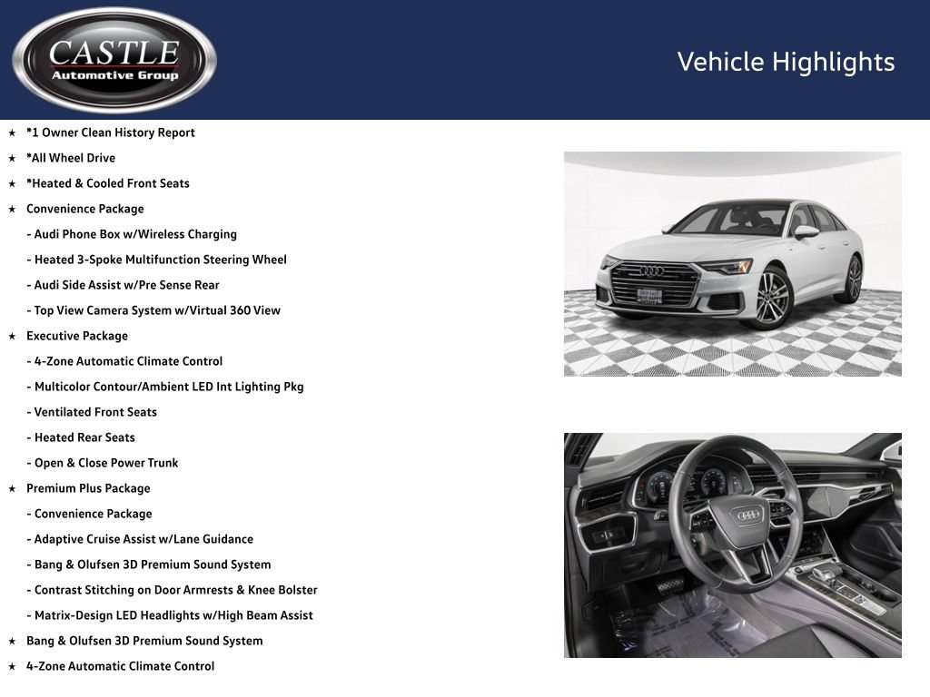 Used 2022 Audi A6 Premium Plus AWD/4WD image 3