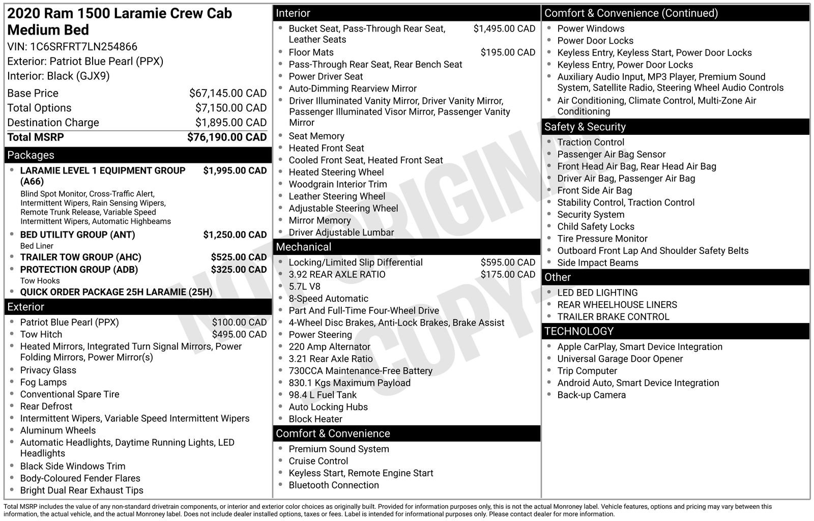 Used 2020 RAM 1500 Laramie image 36