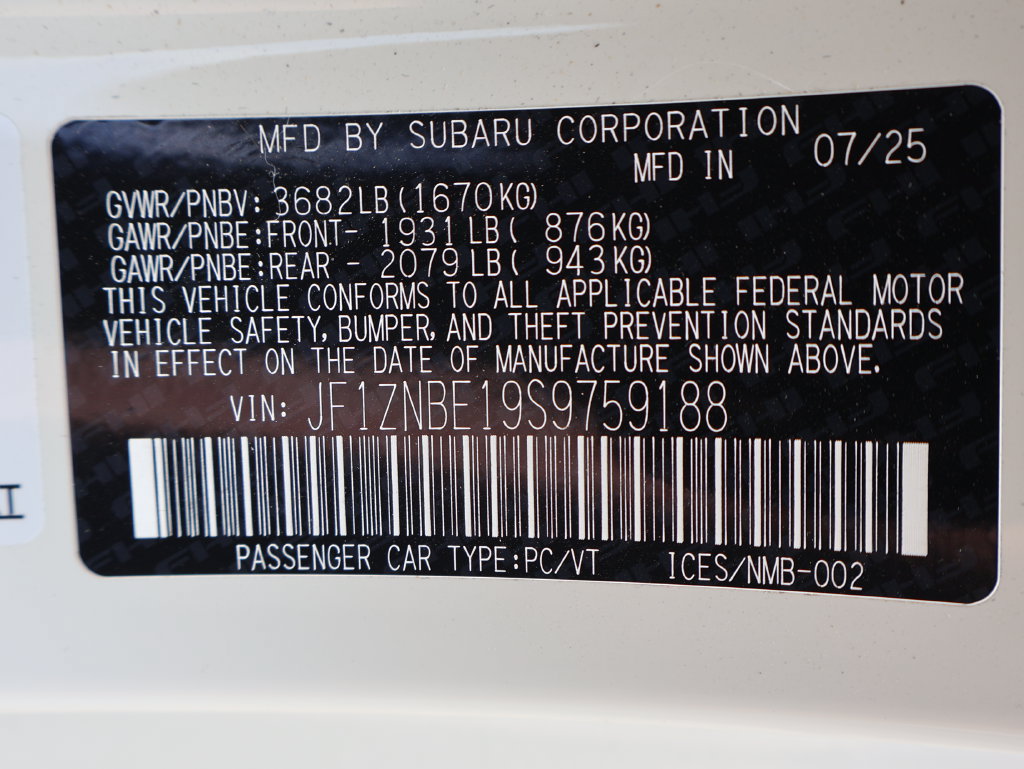 Used 2025 Toyota GR86 Premium w/ ALL Weather Mat Package (TMS) RWD image 40