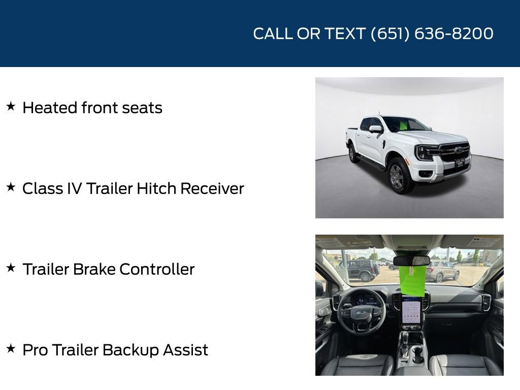 Used 2025 Ford Ranger Lariat w/ Advanced Towing Package AWD/4WD image 20