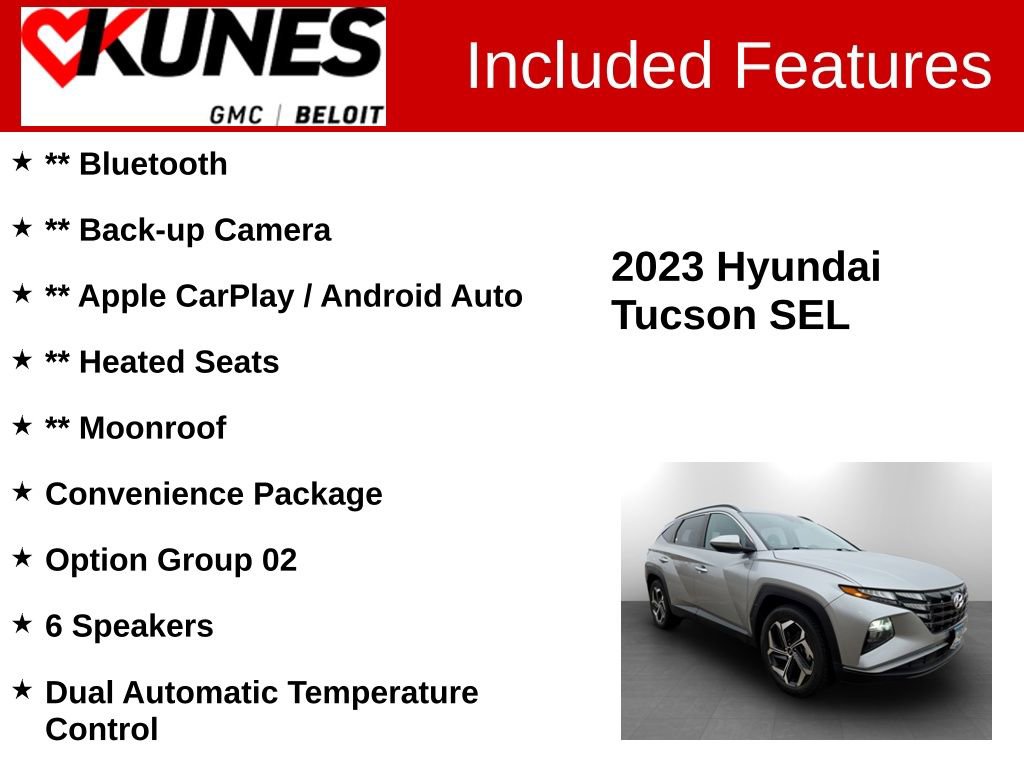 Used 2023 Hyundai Tucson SEL w/ Convenience Package image 2