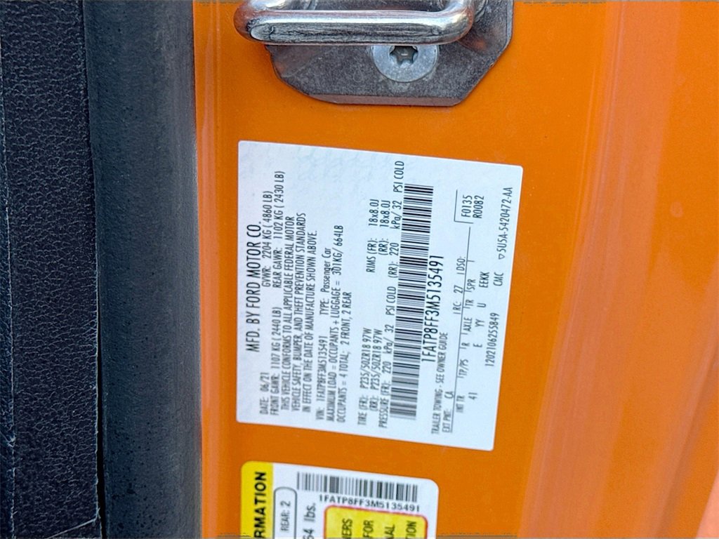 Used 2021 Ford Mustang GT Premium w/ Ford Safe & Smart Package image 31