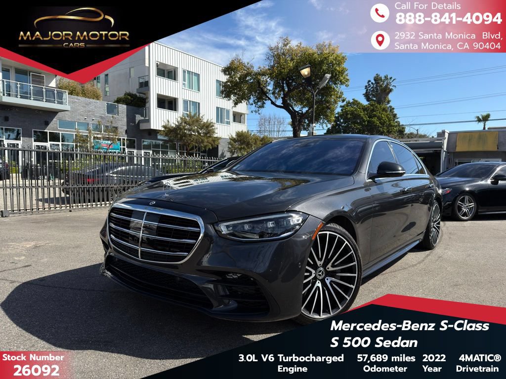 Used 2022 Mercedes-Benz S 500 4MATIC w/ AMG Line Package