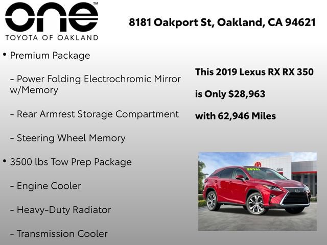 Used 2019 Lexus RX 350 FWD image 11