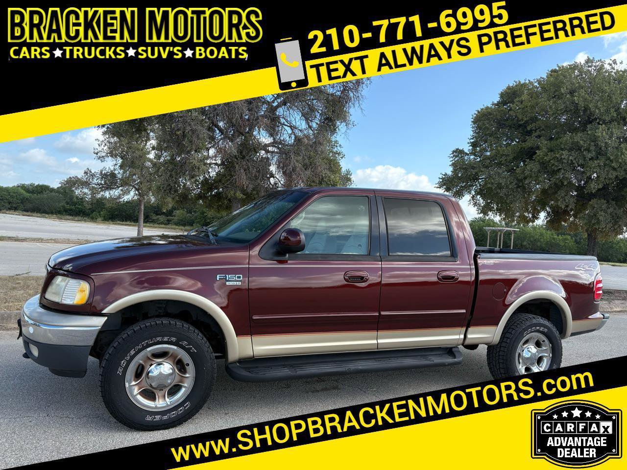 Used 2001 Ford F150 Lariat AWD/4WD image 1
