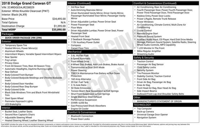 Used 2018 Dodge Grand Caravan GT FWD image 11