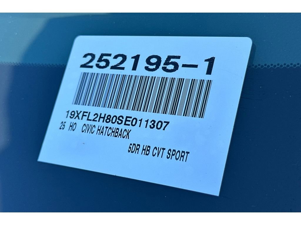 Certified 2025 Honda Civic Sport image 53