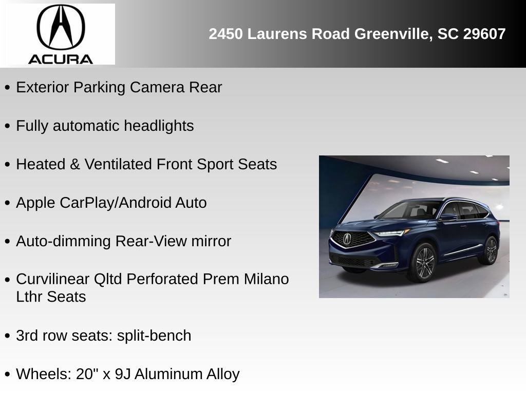 New 2026 Acura MDX w/ Advance Package image 3
