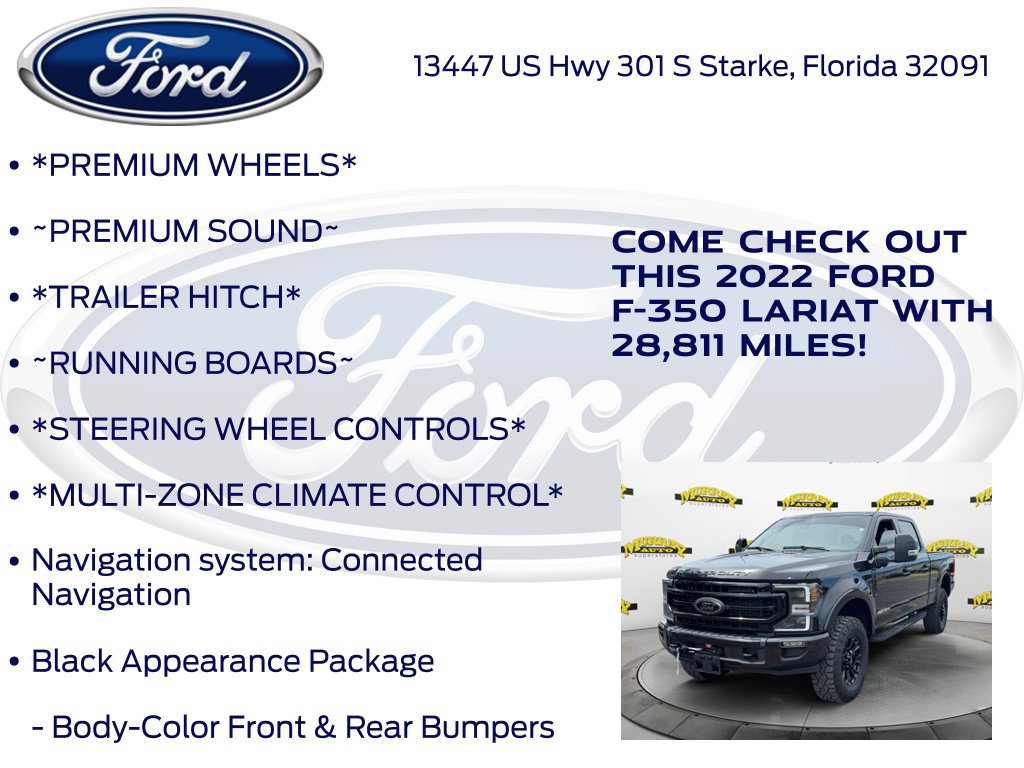 Certified 2022 Ford F350 Lariat w/ Tremor Off-Road Package AWD/4WD image 17