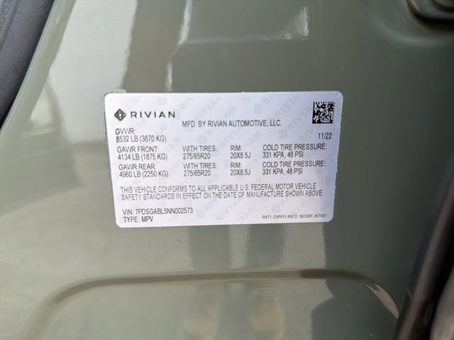 Used 2022 Rivian R1S Launch Edition image 43