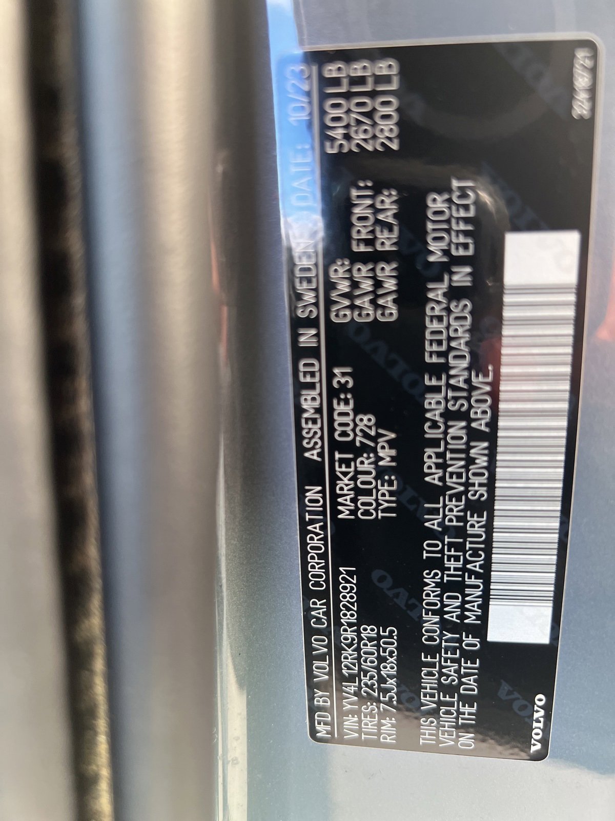 Used 2024 Volvo XC60 B5 Core image 26