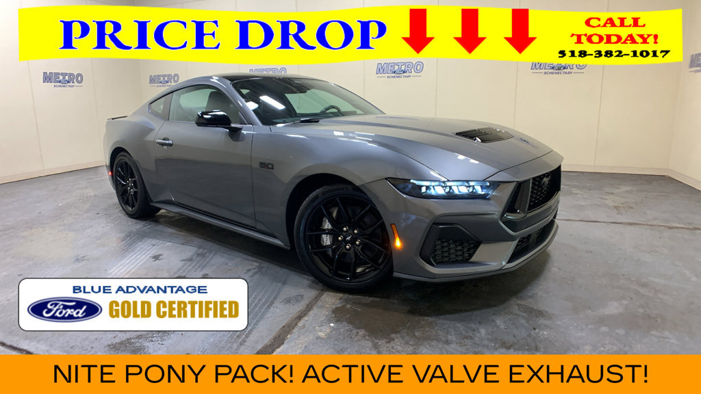 Certified 2025 Ford Mustang GT Premium w/ Mustang Nite Pony Package RWD image 1
