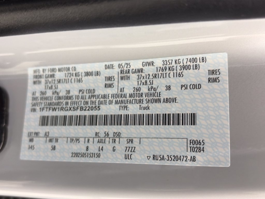 Used 2025 Ford F150 Raptor AWD/4WD image 9