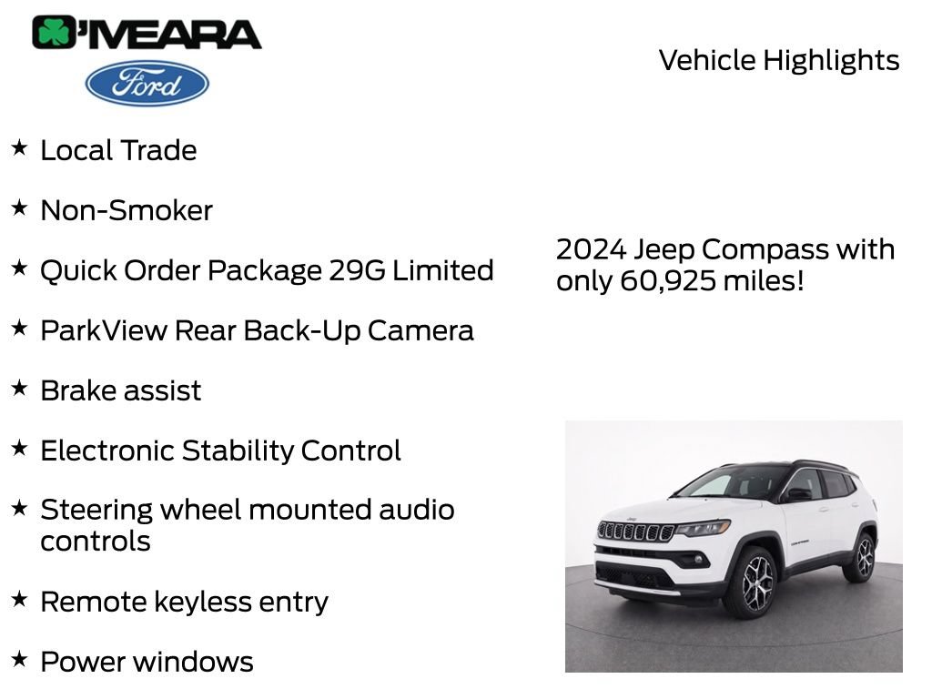 Used 2024 Jeep Compass Limited AWD/4WD image 7