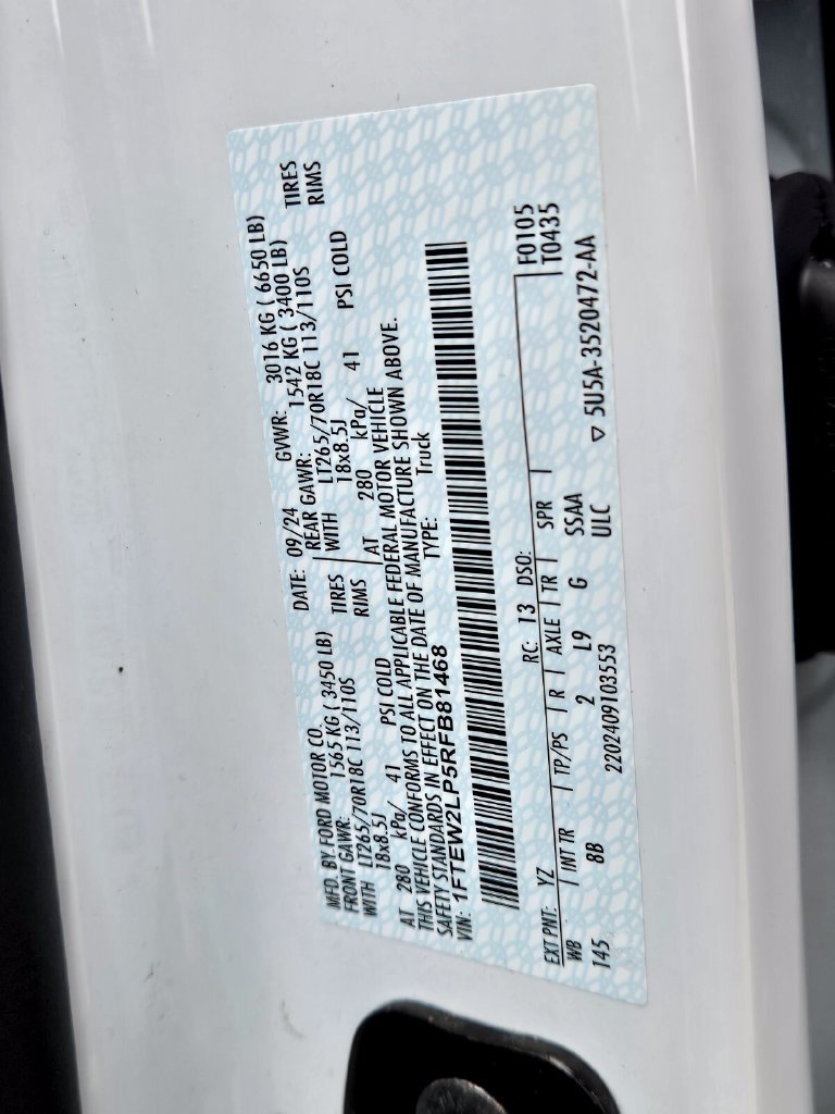 Certified 2024 Ford F150 STX w/ Equipment Group 201A FX4 AWD/4WD image 36