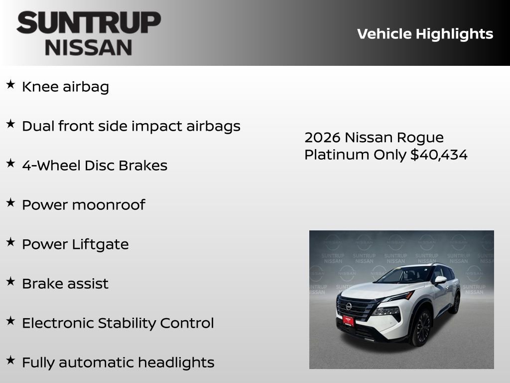 New 2026 Nissan Rogue Platinum w/ Tech Package AWD/4WD image 30