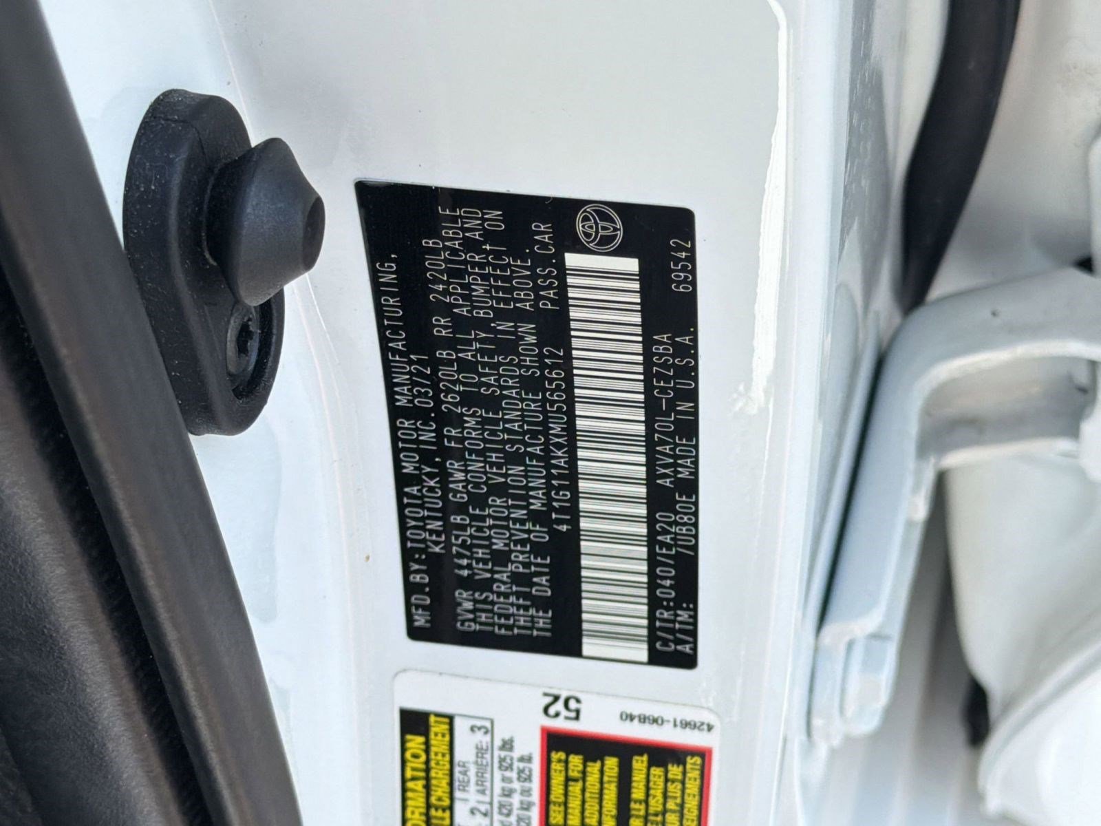 Certified 2021 Toyota Camry SE image 19