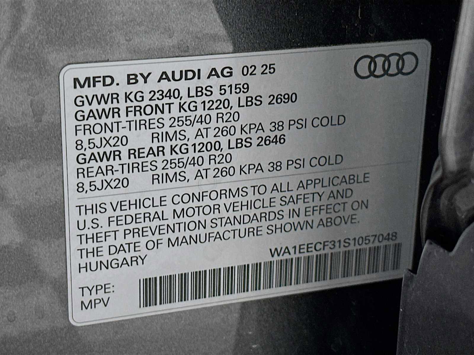 Certified 2025 Audi Q3 2.0T Premium Plus w/ Premium Plus Package image 30