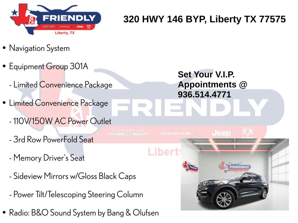 Used 2023 Ford Explorer Limited w/ Equipment Group 301A RWD image 5
