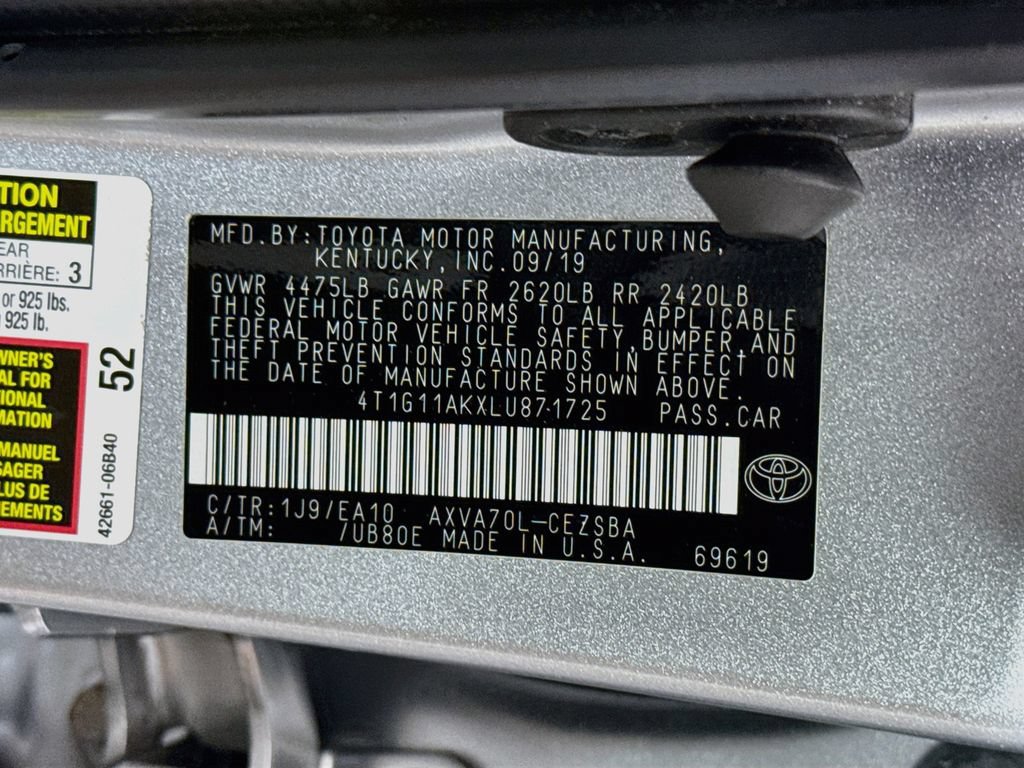 Used 2020 Toyota Camry SE FWD image 33