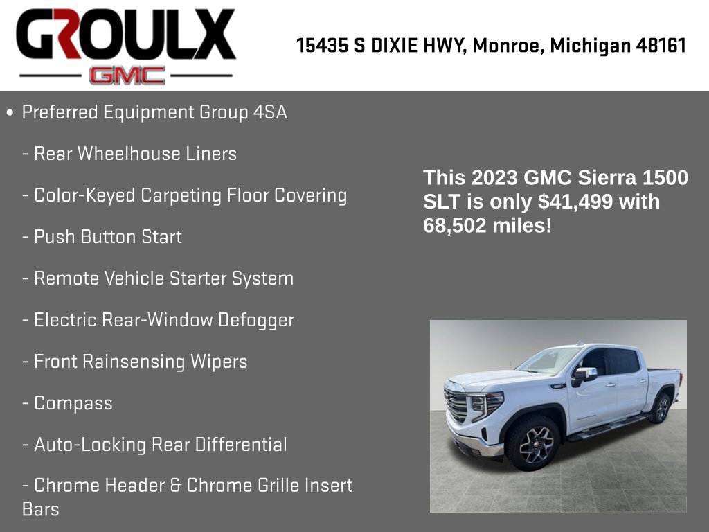 Used 2023 GMC Sierra 1500 SLT w/ SLT Premium Plus Package AWD/4WD image 15