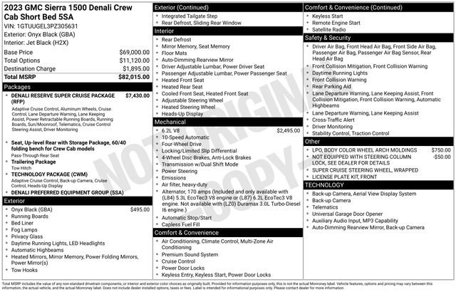 Certified 2023 GMC Sierra 1500 Denali AWD/4WD image 14