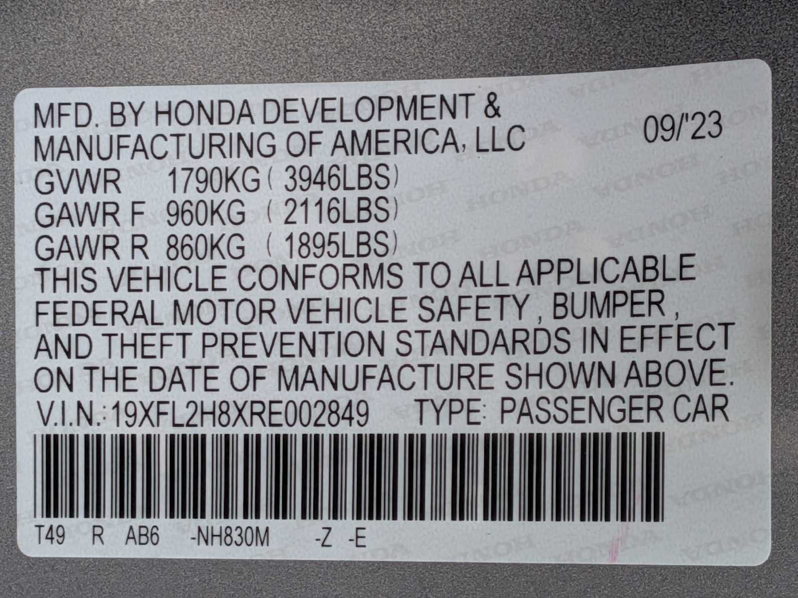 Certified 2024 Honda Civic Sport image 30