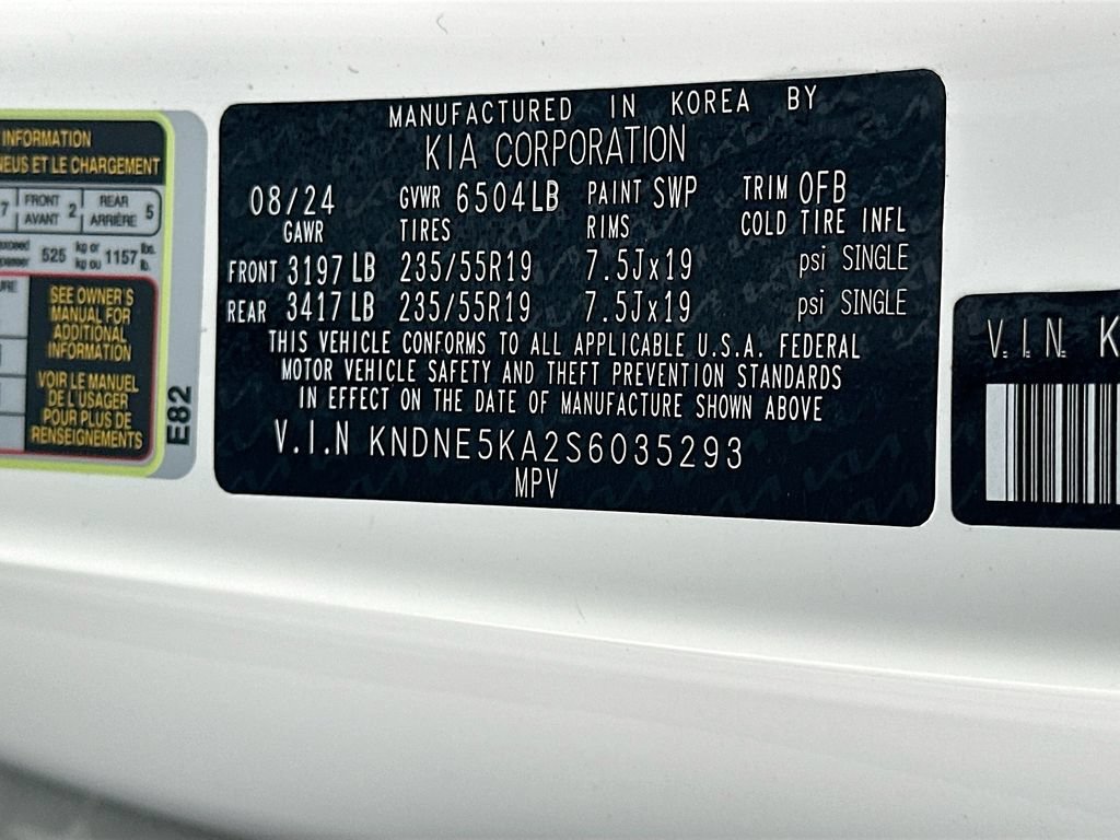 Certified 2025 Kia Carnival SX Prestige FWD image 35